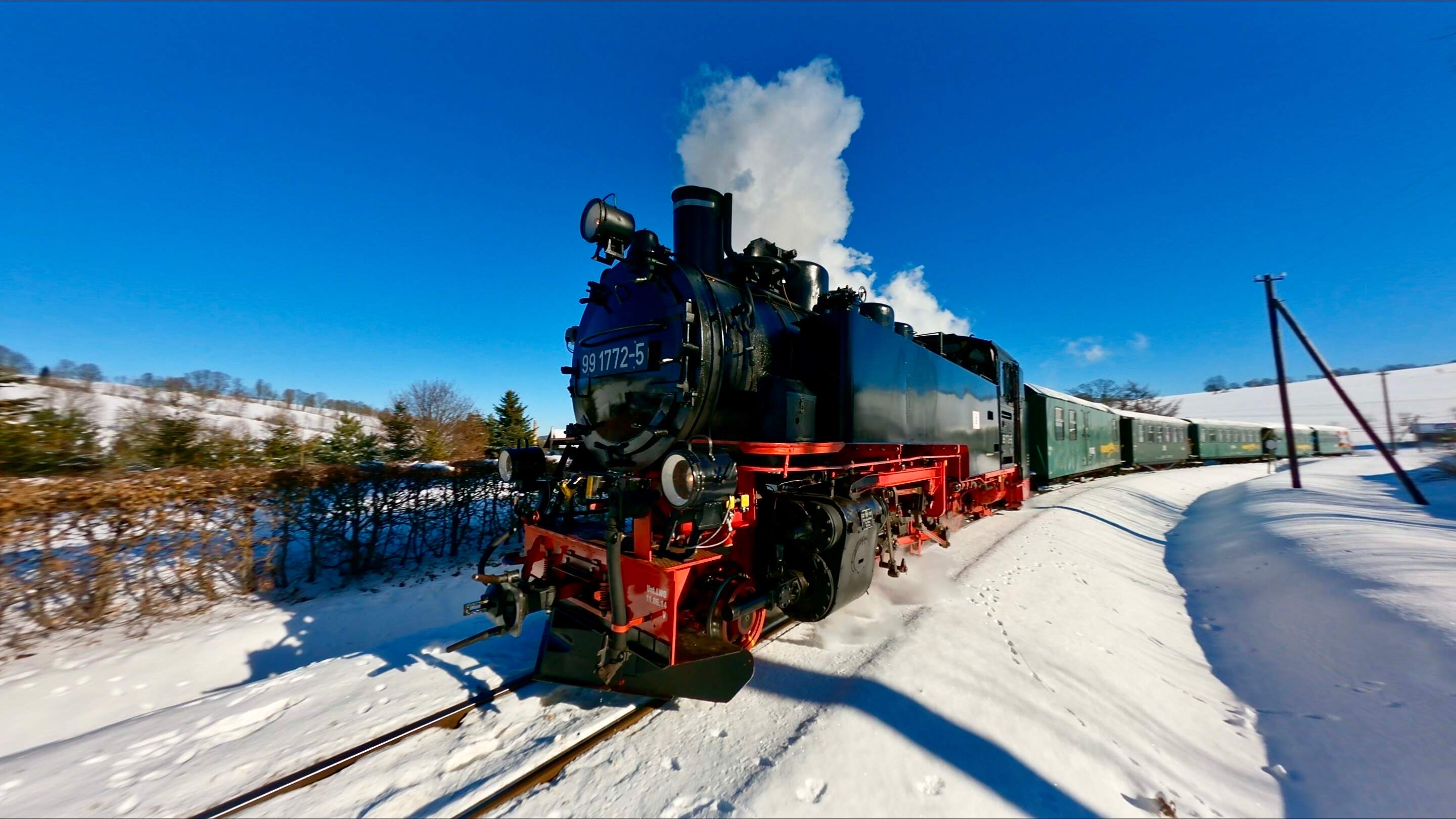 Dampfbahnroute Sachsen - Winter Wonder & Steam